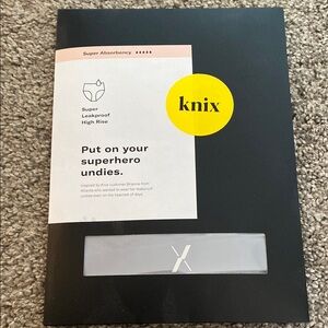 Knix Super Leak Proof High Rise undies. Brand New.